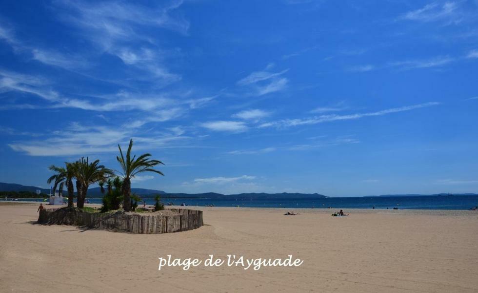 Plage A 400 M Studio Tout Confort Terrasse Clim Parking Hyeres Exterior photo